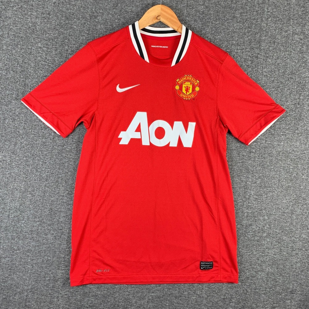 Vintage Nike Manchester United Jersey Men Small 2011 Red Devils Football Soccer